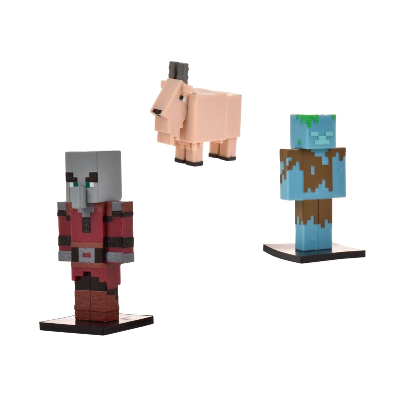 SET 3 FIGURAS 6 CMS TOPPEEZ MINECRAFT - SAQUEADOR - 2