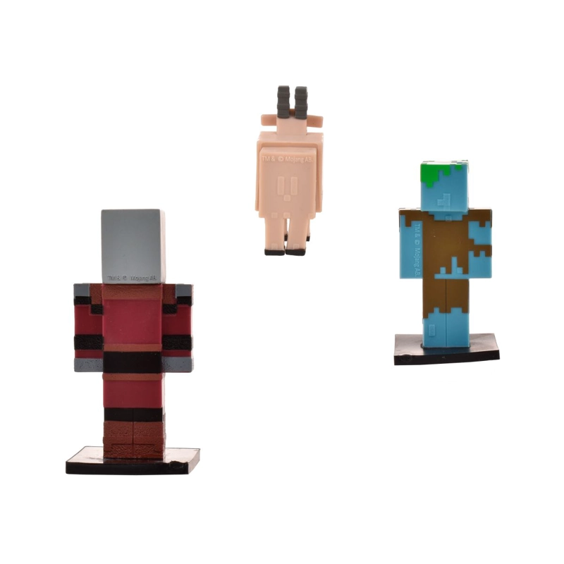 SET 3 FIGURAS 6 CMS TOPPEEZ MINECRAFT - SAQUEADOR - 5