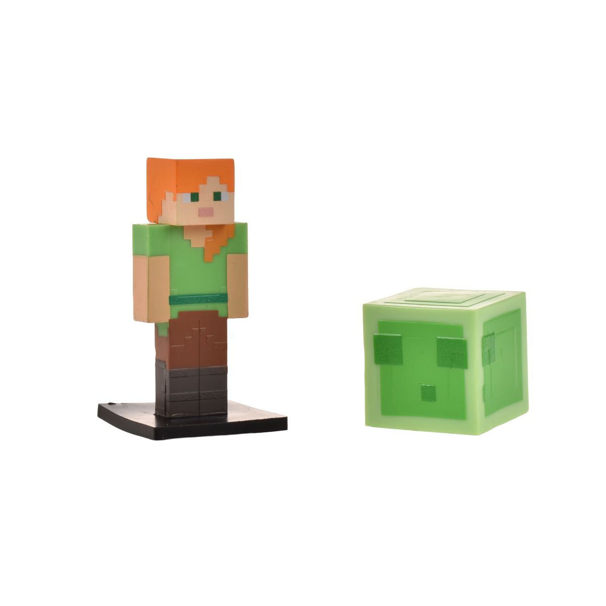 SET 2 FIGURAS 6 CMS TOPPEEZ MINECRAFT - ALEX - 1