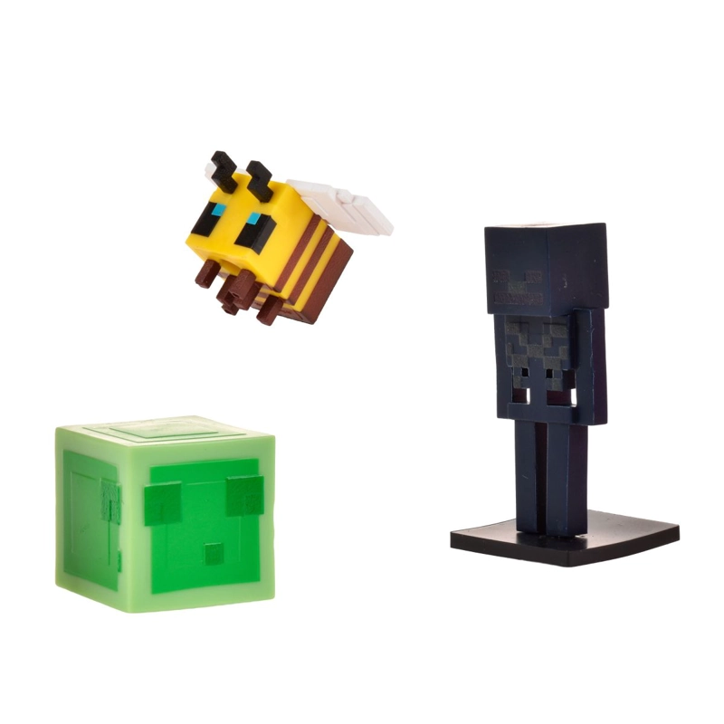 SET 3 FIGURAS 6 CMS TOPPEEZ MINECRAFT - SLIME - 1