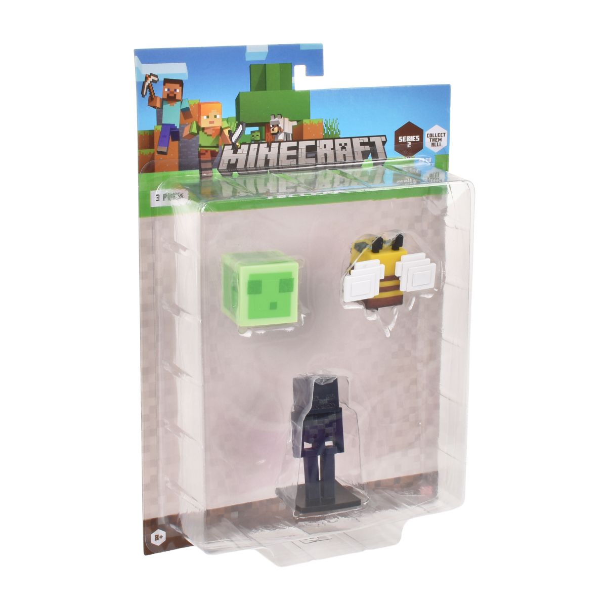 SET 3 FIGURAS 6 CMS TOPPEEZ MINECRAFT - SLIME - 4