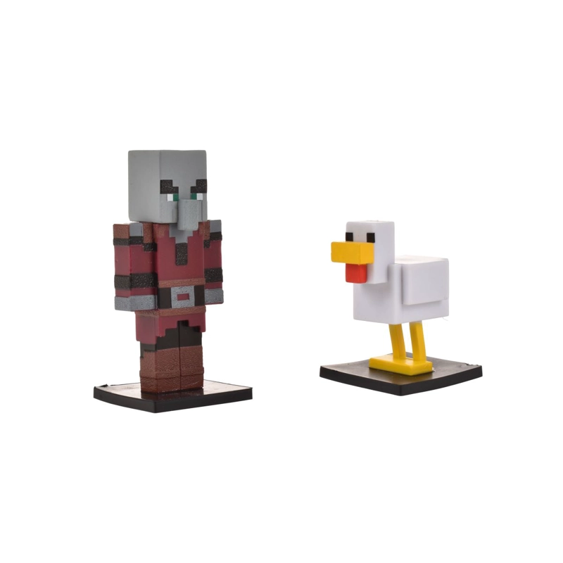 SET 2 FIGURAS 6 CMS TOPPEEZ MINECRAFT - SAQUEADOR - 1