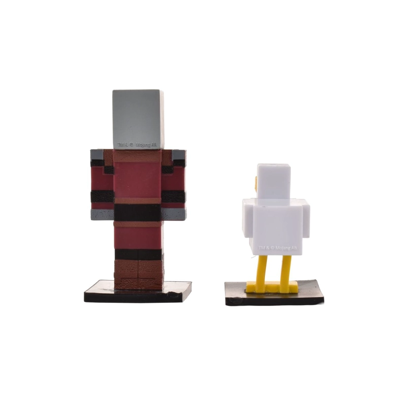 SET 2 FIGURAS 6 CMS TOPPEEZ MINECRAFT - SAQUEADOR - 5
