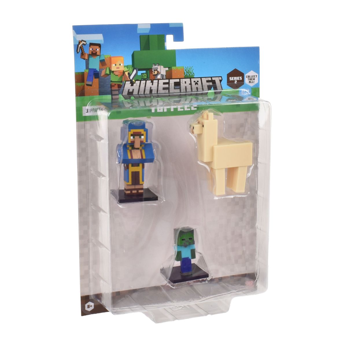 SET 3 FIGURAS 6 CMS TOPPEEZ MINECRAFT - COMERCIANTE - 4