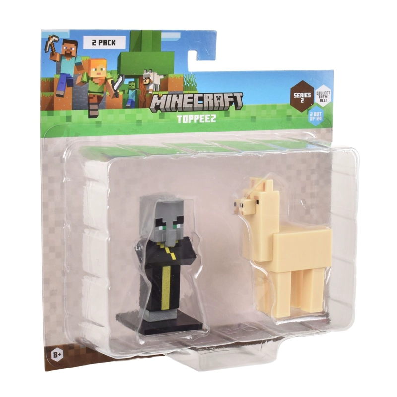 SET 2 FIGURAS 6 CMS TOPPEEZ MINECRAFT - EVOCADOR - 4