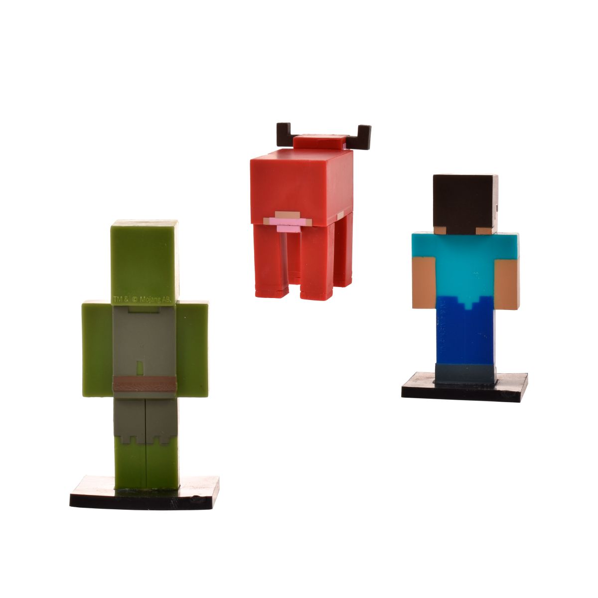 SET 3 FIGURAS 6 CMS TOPPEEZ MINECRAFT - STEVE - 4