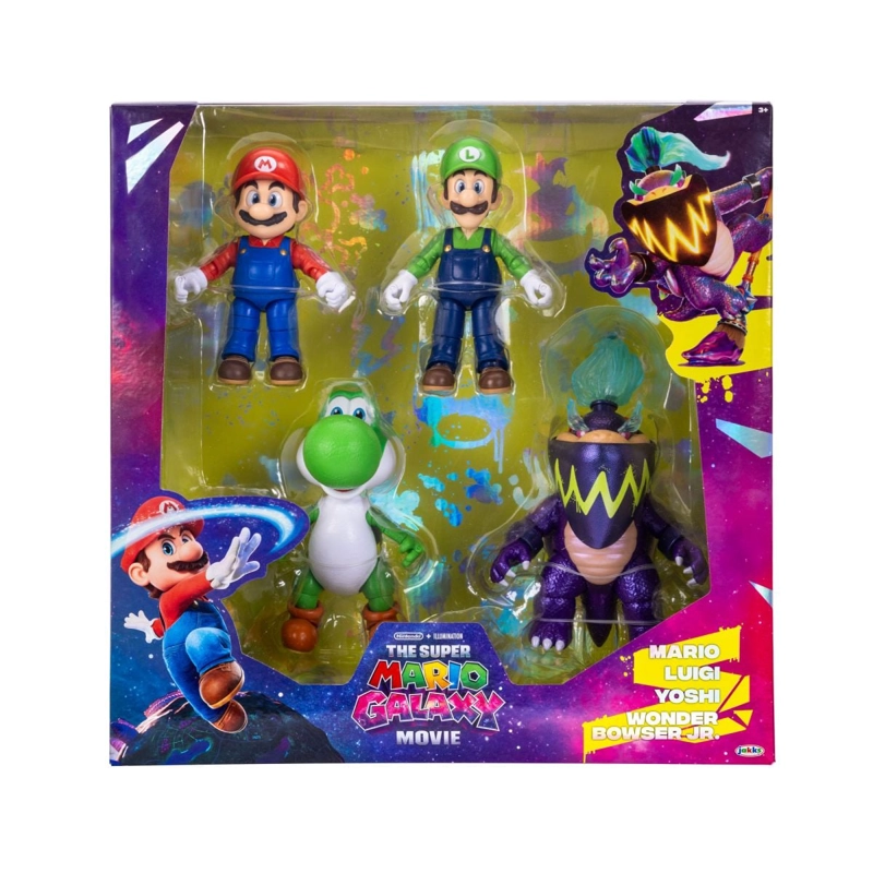 PACK 4 FIGURAS 13 CM NINTENDO PELICULA - 3