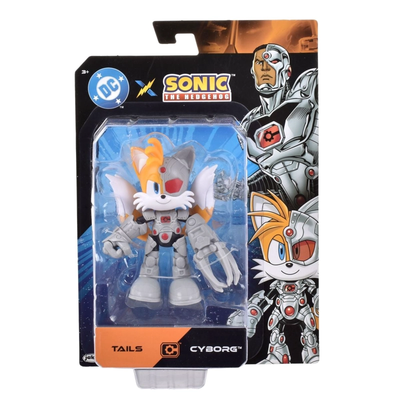 FIGURA SONIC 13 CMS - SONIC DC COMICS - TAILS CYBORG - 3