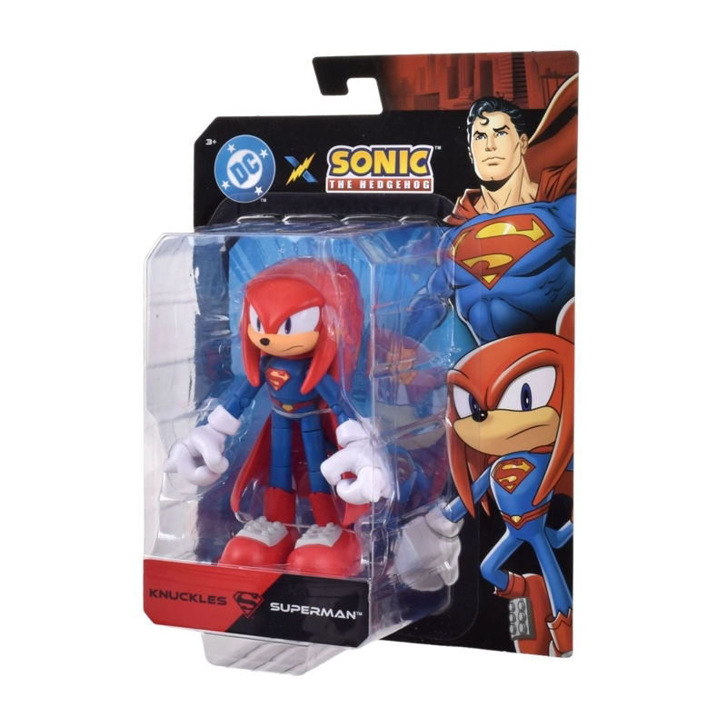 FIGURA SONIC 13 CMS - SONIC DC COMICS - KNUCKLES SUPERMAN - 2