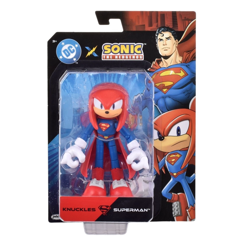 FIGURA SONIC 13 CMS - SONIC DC COMICS - KNUCKLES SUPERMAN - 3