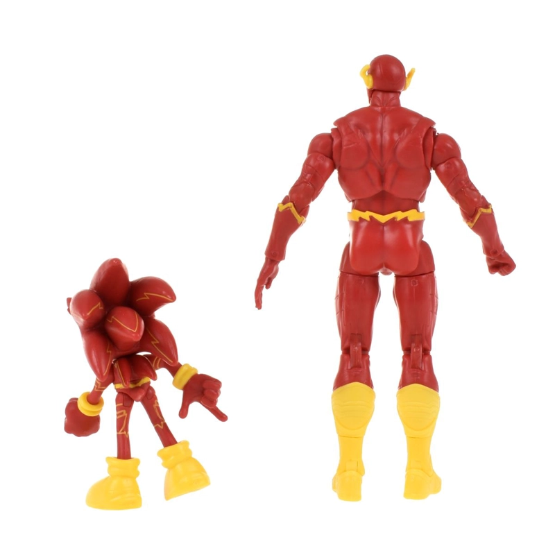 SET 2 FIGURAS DE 6 Y 13 CM SONIC DC COMICS - SONIC THE FLASH - 5