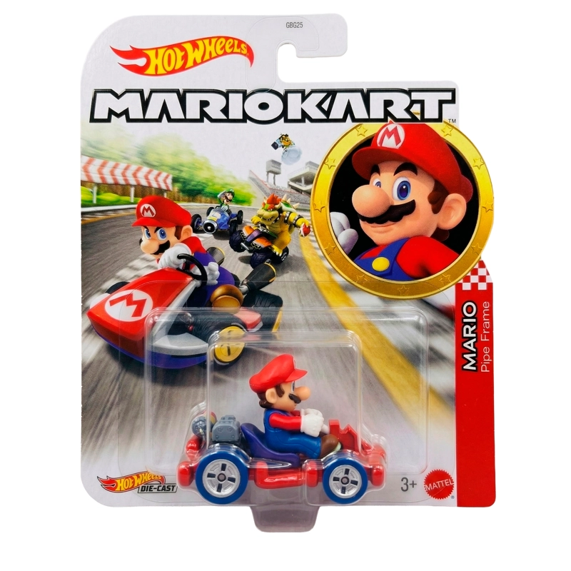 HOT WHEELS MARIO KART PERSONAJES ESCALA 1:64 - MARIO RETRO - 2