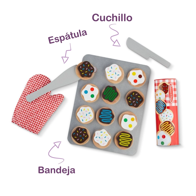 SET DE COCINA GALLETAS CORTAR Y HORNEAR MELISSA AND DUG - 5
