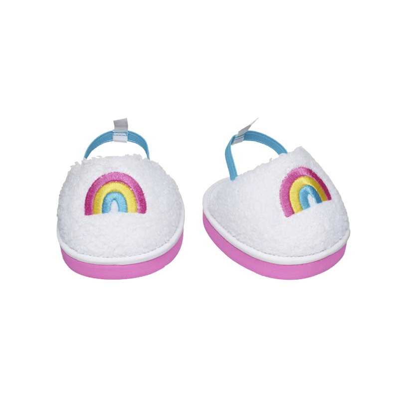 PANTUFLAS ARCOIRIS SHERPA BUILD-A-BEAR - 1