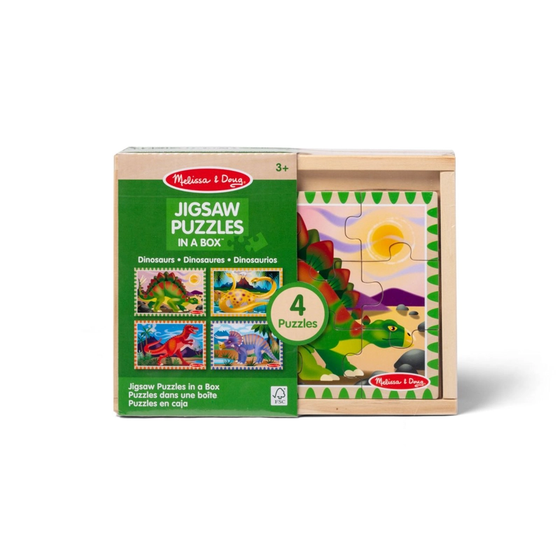 PUZZLES DE DINOSAURIO EN CAJA MELISSA AND DOUG - 2