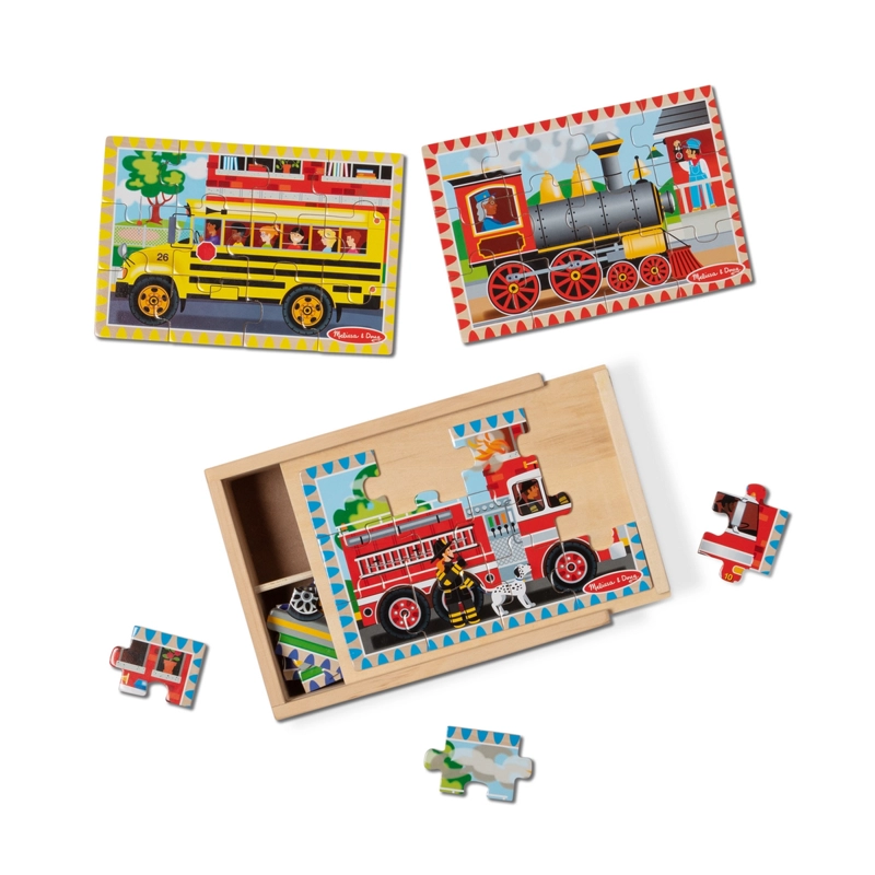 PUZZLE DE VEHICULO EN CAJA  MELISSA AND DOUG - 3
