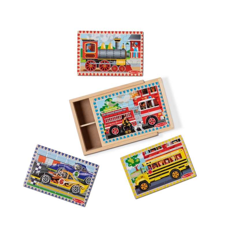 PUZZLE DE VEHICULO EN CAJA  MELISSA AND DOUG - 4
