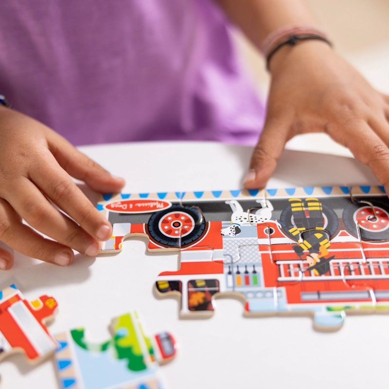PUZZLE DE VEHICULO EN CAJA  MELISSA AND DOUG - 5