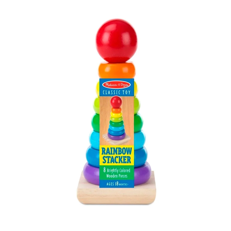 JUEGO APILADOR ARCOIRIS DE MADERA MELISSA AND DOUG - 3