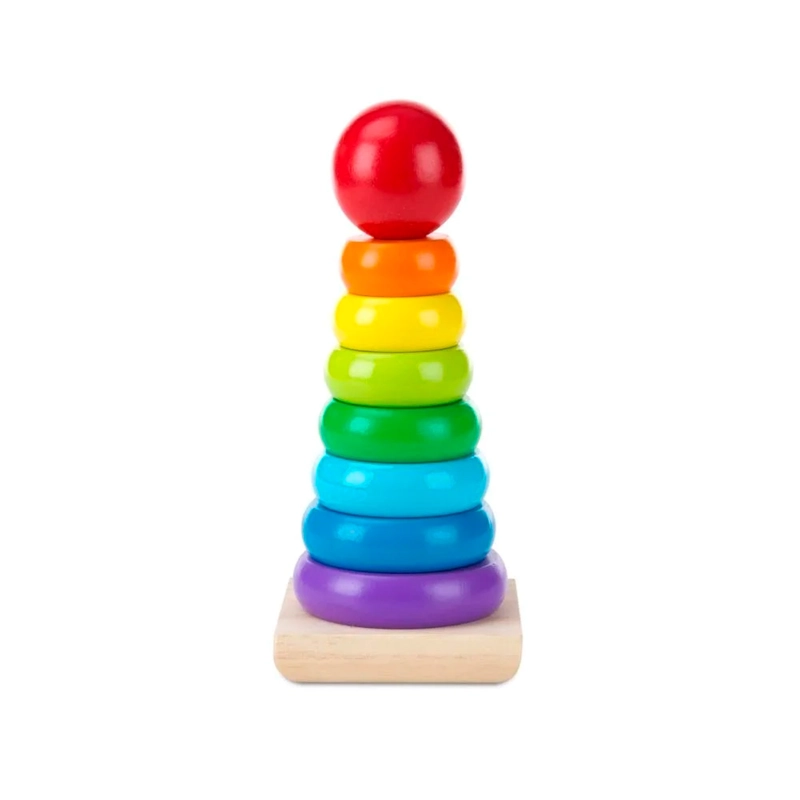 JUEGO APILADOR ARCOIRIS DE MADERA MELISSA AND DOUG - 4