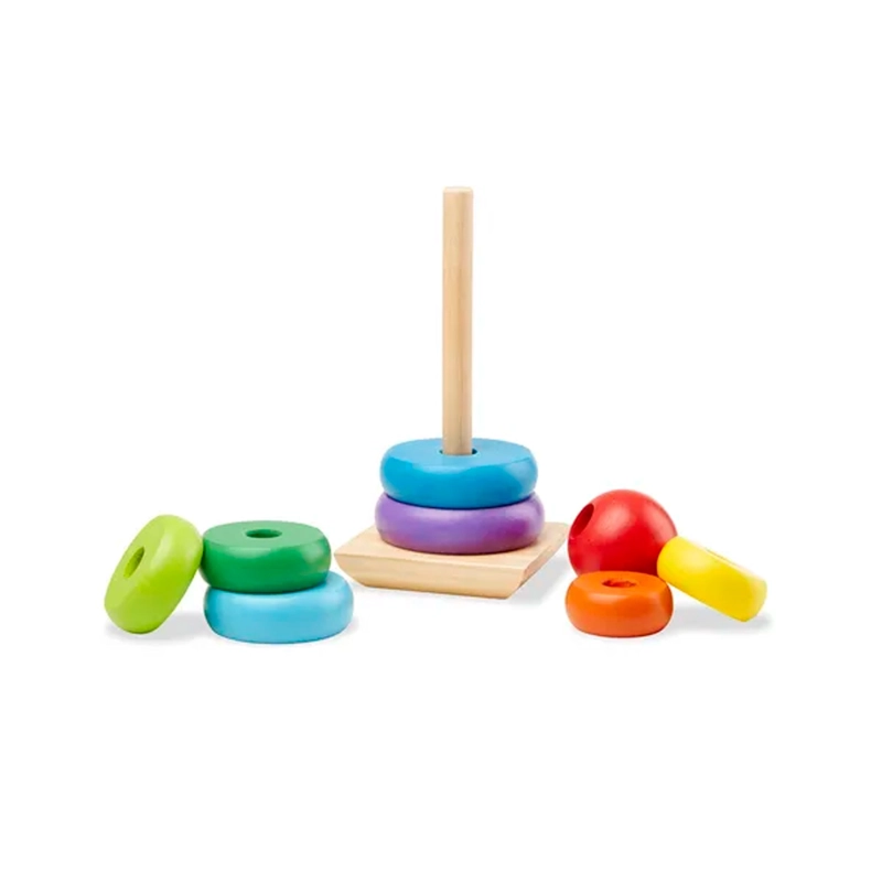 JUEGO APILADOR ARCOIRIS DE MADERA MELISSA AND DOUG - 5