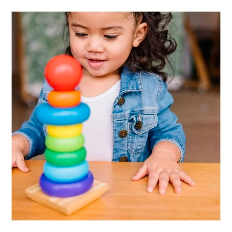 JUEGO APILADOR ARCOIRIS DE MADERA MELISSA AND DOUG - 6