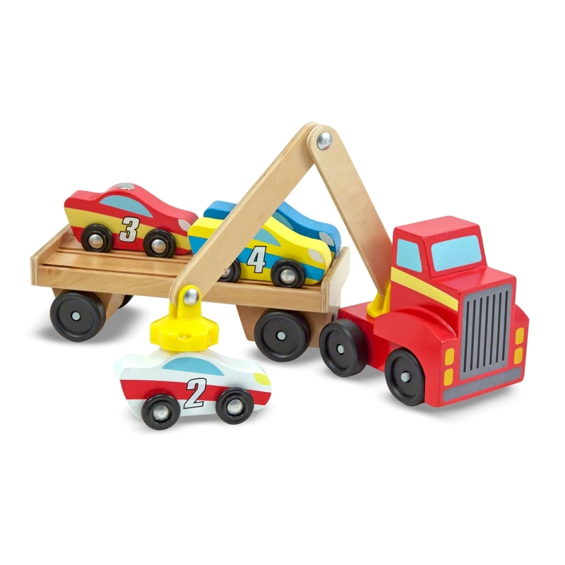 CAMION TRANSPORTADOR DE AUTOS MAGNETICO  MELISSA AND DOUG - 3