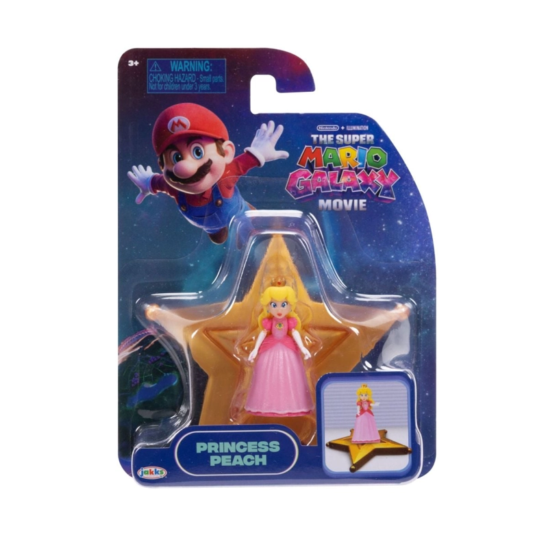 MINI FIGURA 4 CM NINTENDO PELICULA - PRINCESA PEACH - 3