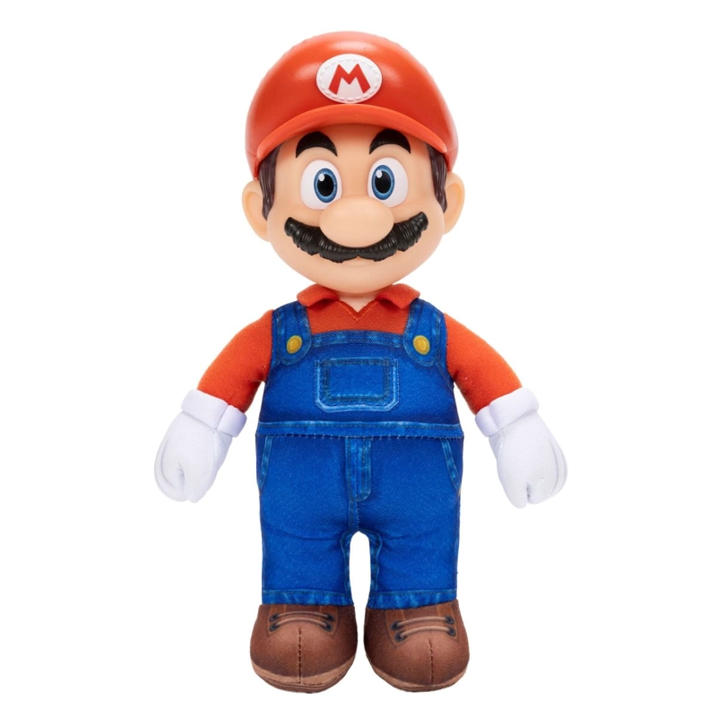 PELUCHE CON CABEZA PLASTICA 23 CM NINTENDO PELICULA - MARIO - 1