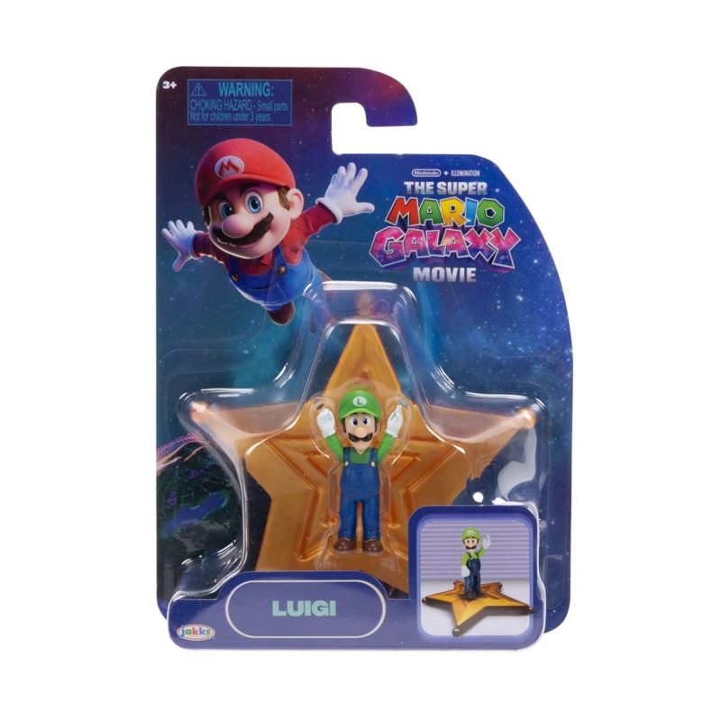 MINI FIGURA 4 CM NINTENDO PELICULA - LUIGI - 3