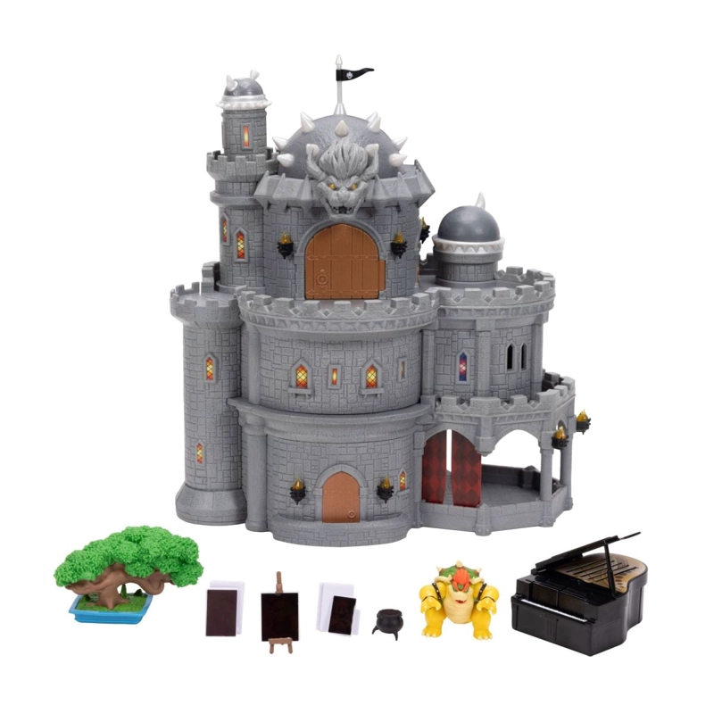 PLAYSET DELUXE CASTILLO BROWSER CON FIGURA 4 CM NINTENDO PELICULA - 2