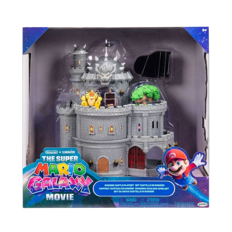 PLAYSET DELUXE CASTILLO BROWSER CON FIGURA 4 CM NINTENDO PELICULA - 3