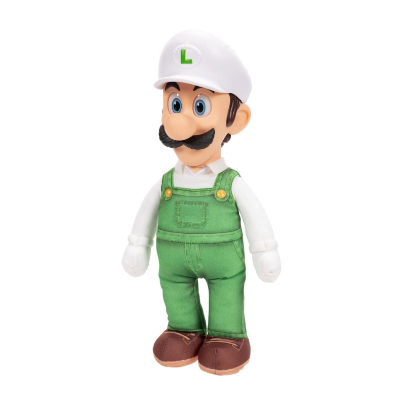 PELUCHE LUIGI CON CABEZA PLASTICA 37 CM NINTENDO PELICULA - 1