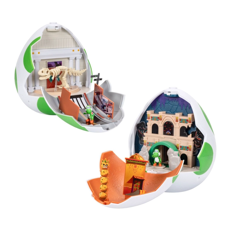 PLAYSET BASICO HUEVO DE YOSHI CON FIGURA 4 CM NINTENDO PELICULA - 1