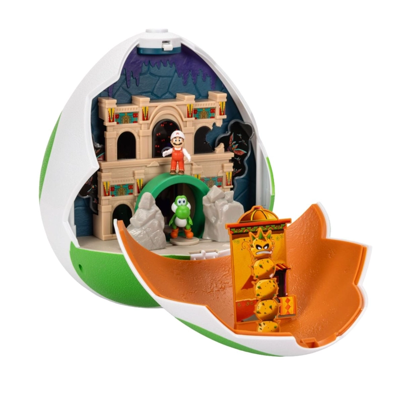 PLAYSET BASICO HUEVO DE YOSHI CON FIGURA 4 CM NINTENDO PELICULA - 6