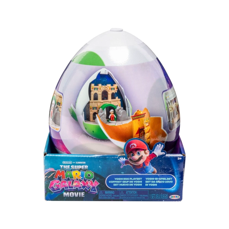 PLAYSET BASICO HUEVO DE YOSHI CON FIGURA 4 CM NINTENDO PELICULA - 7