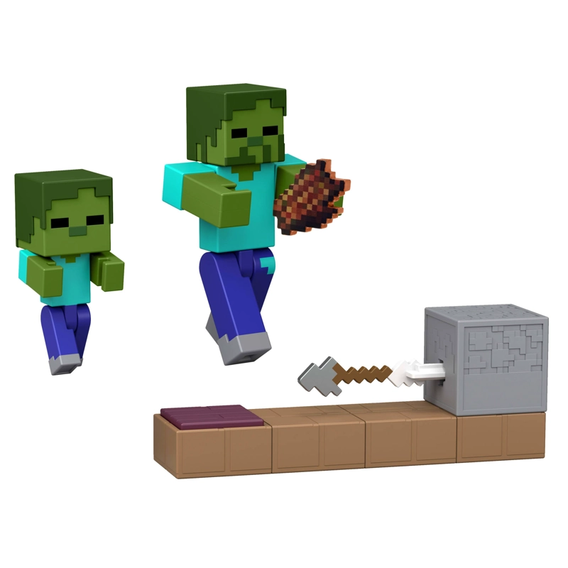 MINECRAFT 3.25 PULADAS CON MECANISMO DE ACTIVACION DE PIEDRA ROJA - TRAMPA DE FLECHA ZOMBI - 2