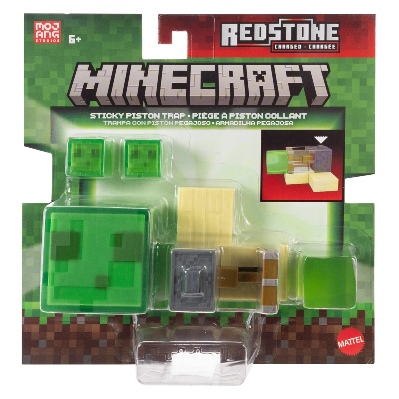 MINECRAFT 3.25 PULADAS CON MECANISMO DE ACTIVACION DE PIEDRA ROJA - TRAMPA CON PISTON PEGAJOSO - 1