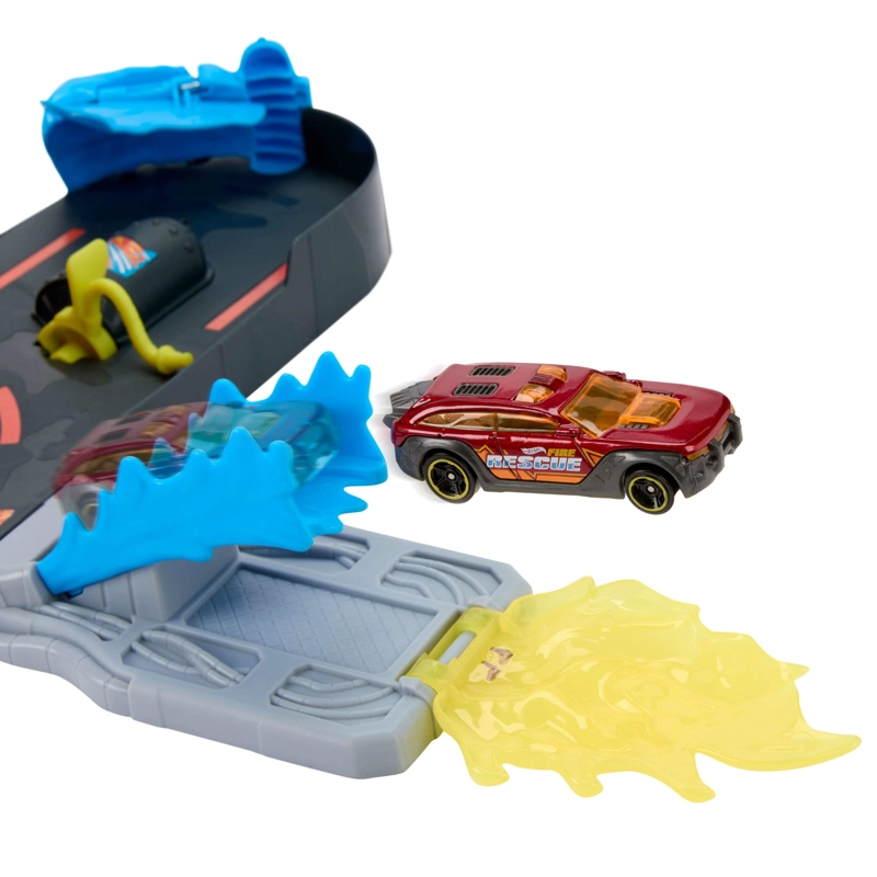 HOT WHEELS SUPER PISTA ESTACION DE BOMBEROS - 5