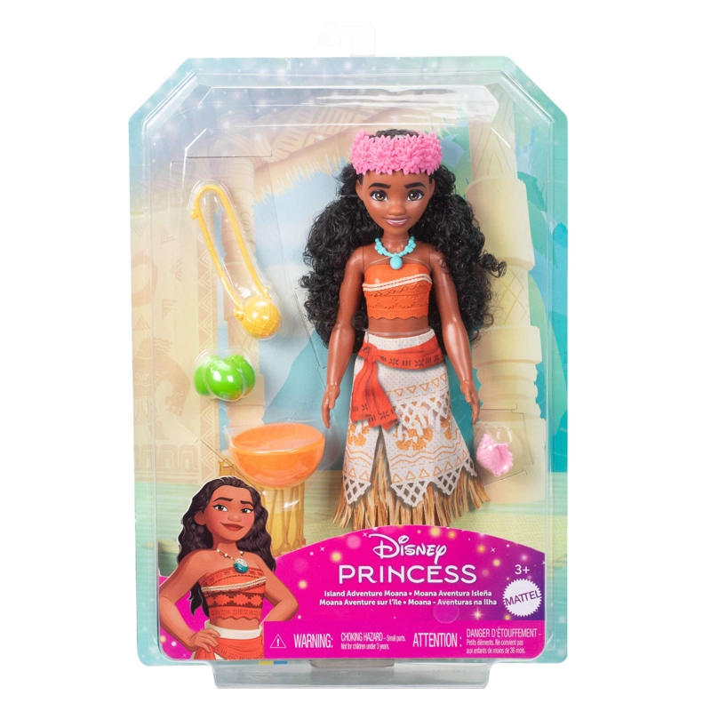 PRINCESAS CON ACCESORIOS SORPRESA - MOANA AVENTURA ISLEÑA - 1