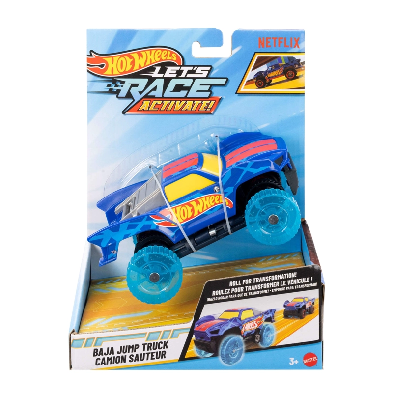 HOT WHEELS AUTO LET'S RACE SORPRESA - BAJA JUMP TRUCK - 1