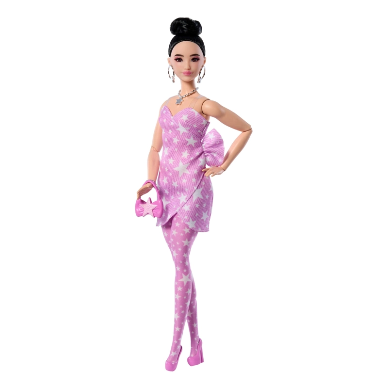 BARBIE FASHIONISTA DELUXE STYLE MUÑECA CON VESTIDO ROSA - 2