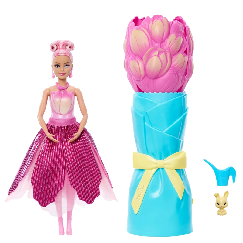 BARBIE REVEAL DE FLORES SORPRESA - ROSADO - 1