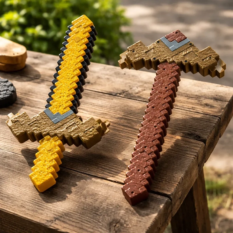 MINECRAFT JUGUETE ESPADA PICO TRANSFORMABLE VERSION INVENTOR - 1