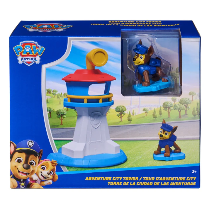 PAW PATROL MINI PLAYSET CHASE ADVENTURE TOWER Y MARSHALL FIRE RESCUE - CHASE - 1