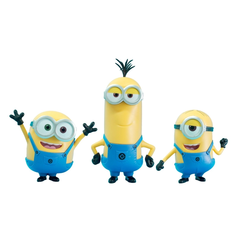 SET 3 FIGURAS DE 9 A 13 CM MINIONS - 1