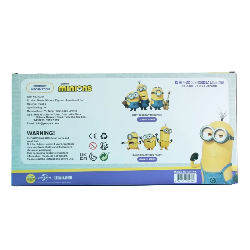 SET 3 FIGURAS DE 9 A 13 CM MINIONS - 3