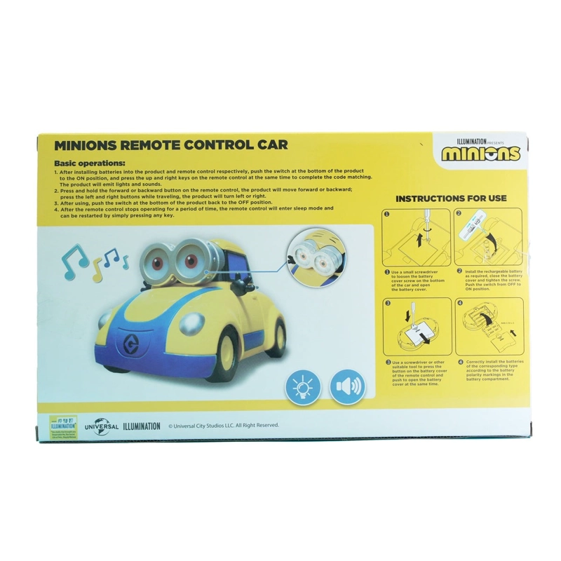 VEHICULO RADIOCONTROLADO CON BATERIA RECARGABLE MINIONS - 3