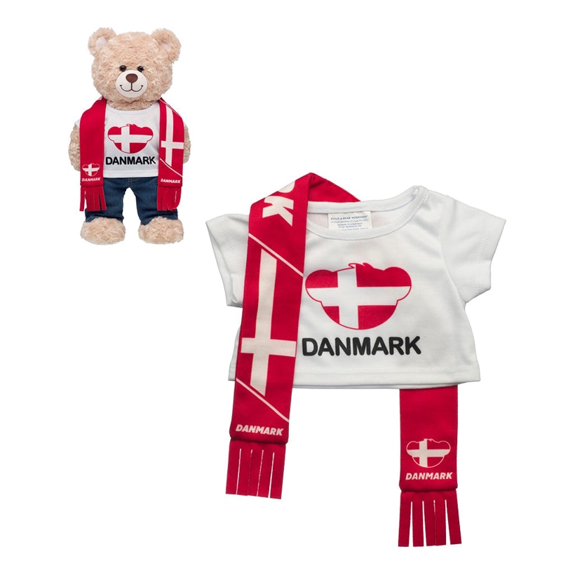 SET POLERA Y BUFANDA DINAMARCA BUILD-A-BEAR - 1