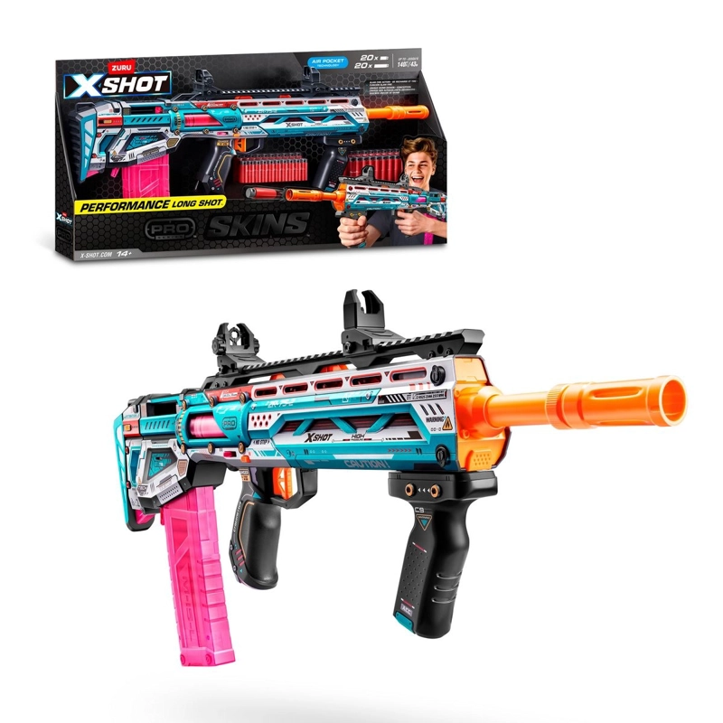 LANZA DARDOS PRO SERIES SINISTER CON 40 DARDOS X-SHOT - 1